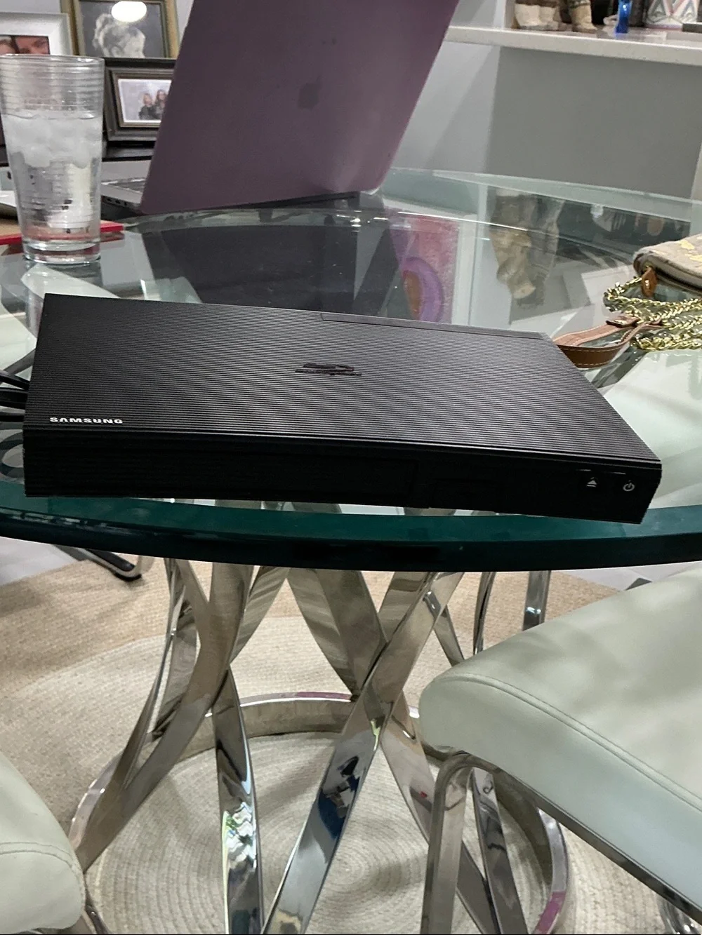 Samsung Black External Blu‑ray/DVD Drive - Ribbed Design